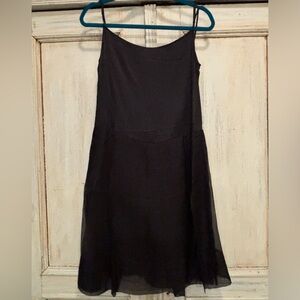 NWOT Gary Graham 422  Black Silk Dress Sz 4-6